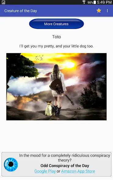 Play Creature of the Day as an online game Creature of the Day with UptoPlay