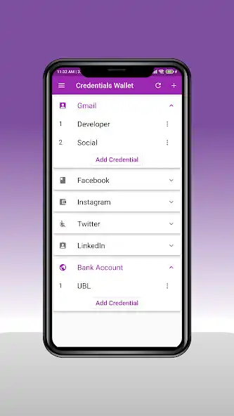 Play Credentials Wallet as an online game Credentials Wallet with UptoPlay