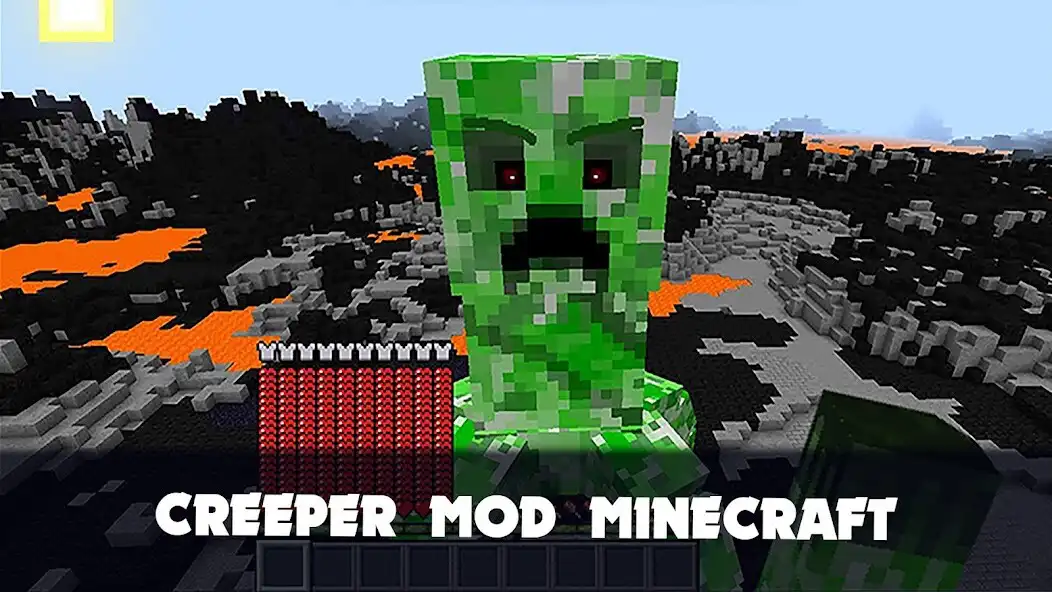 Play Creeper Mod for Minecraft PE  and enjoy Creeper Mod for Minecraft PE with UptoPlay