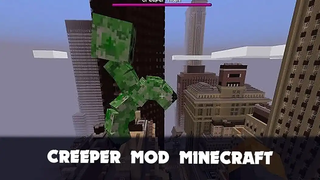 Play Creeper Mod for Minecraft PE as an online game Creeper Mod for Minecraft PE with UptoPlay