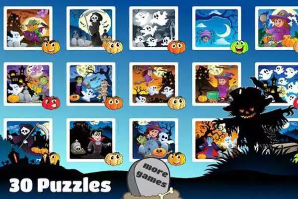 Play Creepy Halloween Kids Puzzle