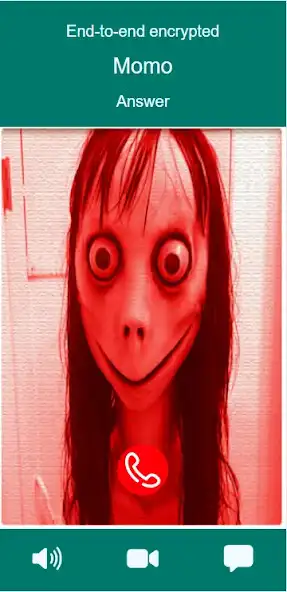 Play creepy horror fake video call as an online game creepy horror fake video call with UptoPlay