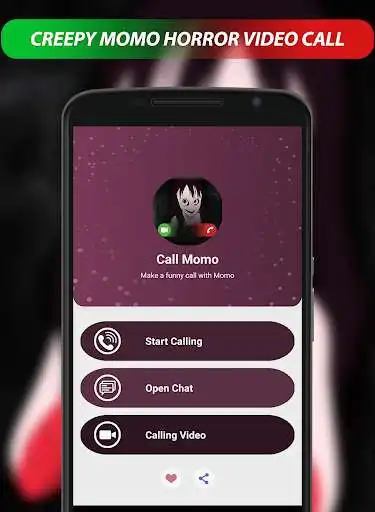 Play Creepy Momo horror game Video Call - Call and Chat as an online game Creepy Momo horror game Video Call - Call and Chat with UptoPlay