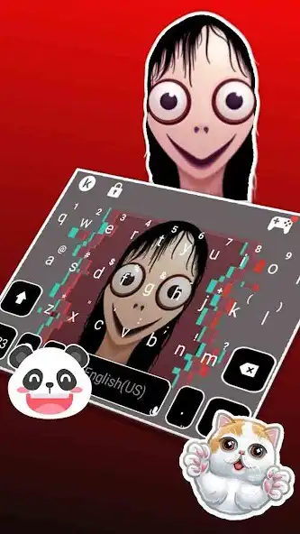 Play Creepy Momo Keyboard Theme as an online game Creepy Momo Keyboard Theme with UptoPlay