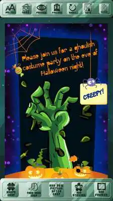 Play Creepy Party Invitation Cards