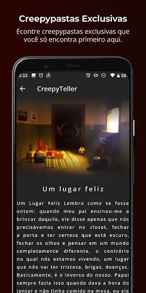 Play CreepyTeller - Creepypastas as an online game CreepyTeller - Creepypastas with UptoPlay
