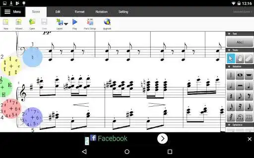 Play Crescendo Music Notation Free