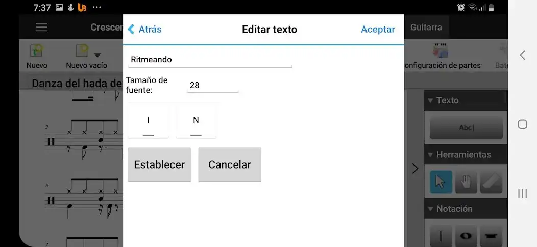 Play Crescendo, notación musical gratuita as an online game Crescendo, notación musical gratuita with UptoPlay