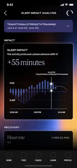Play Crescent - Sleep Coach as an online game Crescent - Sleep Coach with UptoPlay