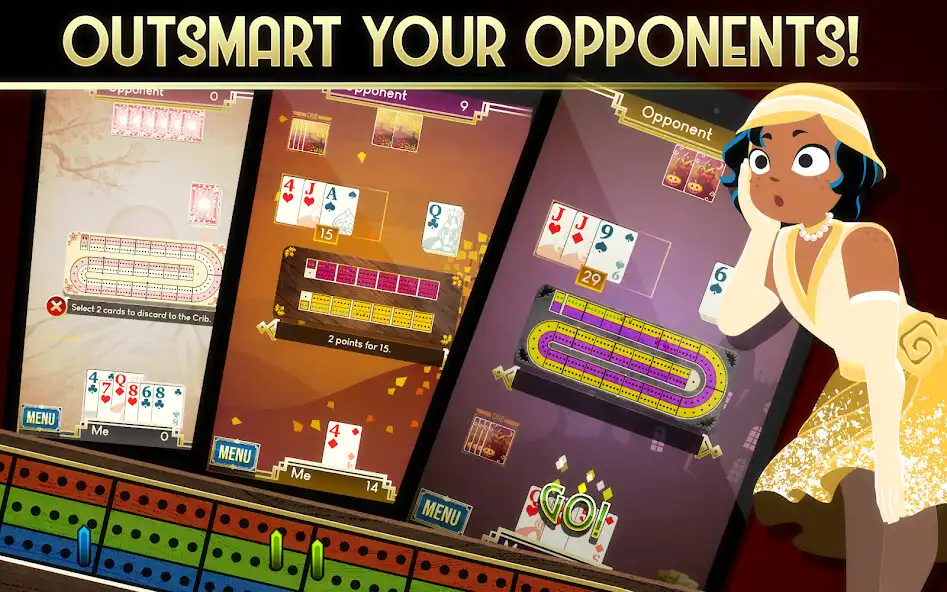 Play Cribbage Royale as an online game Cribbage Royale with UptoPlay