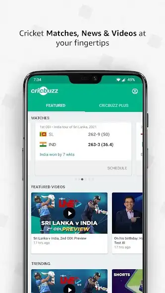 Play Cricbuzz for Android TV  and enjoy Cricbuzz for Android TV with UptoPlay