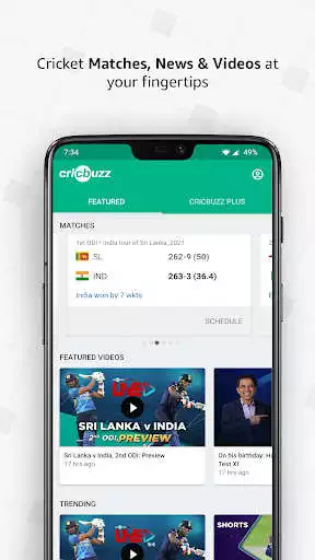 Play Cricbuzz - Live Cricket Scores  News  and enjoy Cricbuzz - Live Cricket Scores  News with UptoPlay