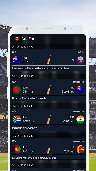 Play CricEra - Cricket Live Scores as an online game CricEra - Cricket Live Scores with UptoPlay