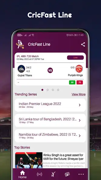 Play CricFast - Live Line  and enjoy CricFast - Live Line with UptoPlay