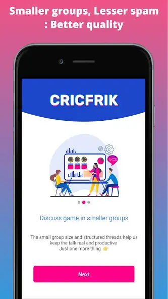Play CricFrik: The Cricket Chat as an online game CricFrik: The Cricket Chat with UptoPlay
