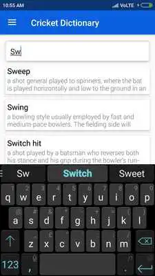 Play Cricket Dictionary