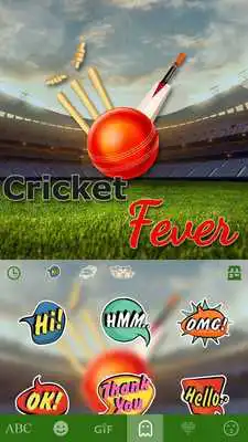 Play Cricket Fever Keyboard Theme