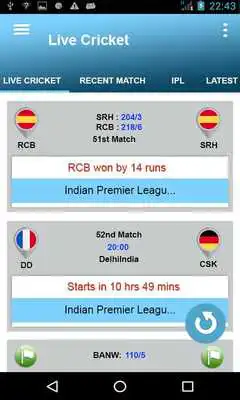 Play Cricket Highlights - Latest Cricket Scores