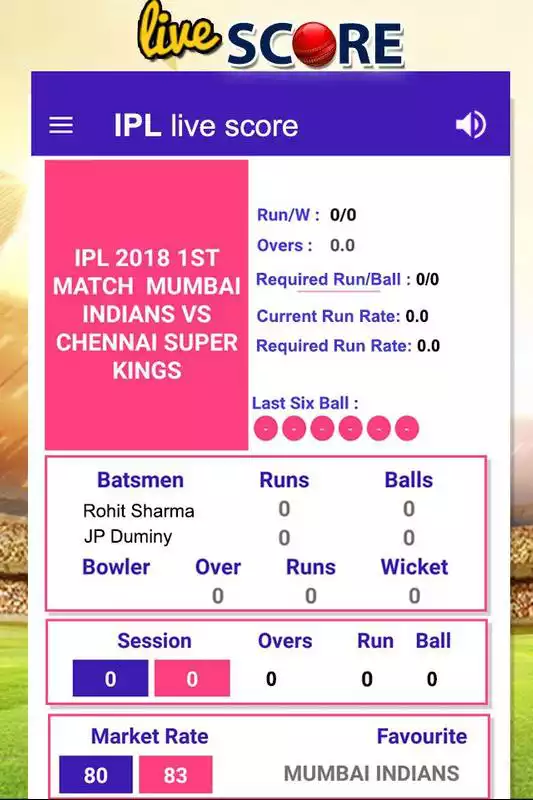 Play Cricket Live Line : Fastest live cricket score