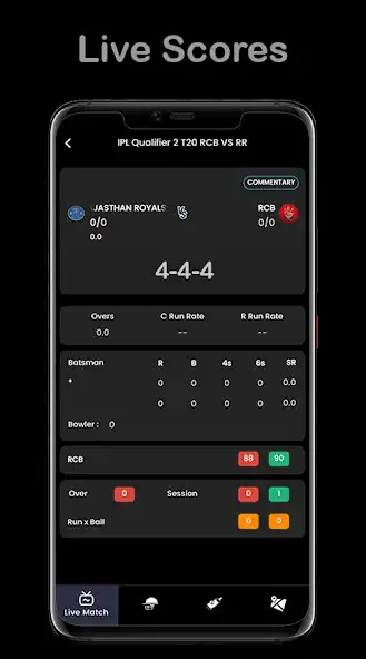 Play Cricket Live Line : Fast Line as an online game Cricket Live Line : Fast Line with UptoPlay