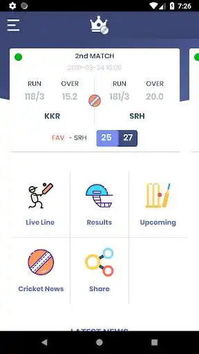 Play Cricket Live Line - King as an online game Cricket Live Line - King with UptoPlay