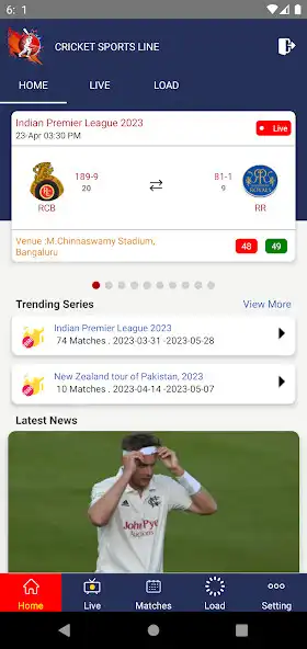 Play Cricket Live Line Load as an online game Cricket Live Line Load with UptoPlay