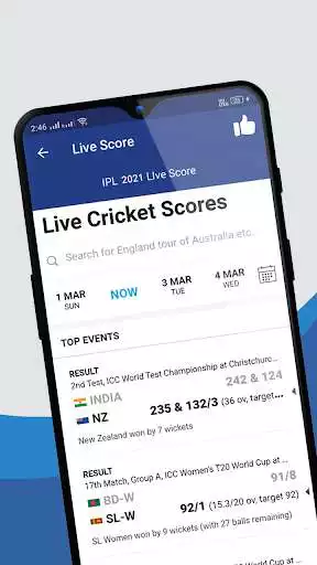 Play Cricket Live Score 2021 as an online game Cricket Live Score 2021 with UptoPlay
