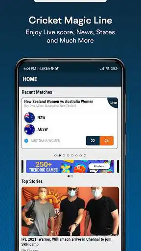 Play Cricket Magic Line - Live IPL score as an online game Cricket Magic Line - Live IPL score with UptoPlay
