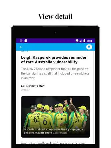 Play Cricket News - iNews as an online game Cricket News - iNews with UptoPlay