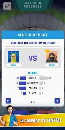 Play Cricket Paper: Idle Sport Game as an online game Cricket Paper: Idle Sport Game with UptoPlay