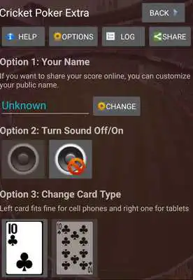 Play Cricket Poker Card Puzzle