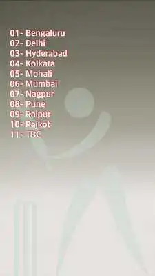 Play Cricket scheduled 2016
