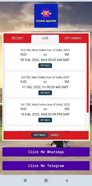 Play Cricket Score and Prediction as an online game Cricket Score and Prediction with UptoPlay