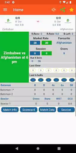 Play Cricket Score Best Line as an online game Cricket Score Best Line with UptoPlay