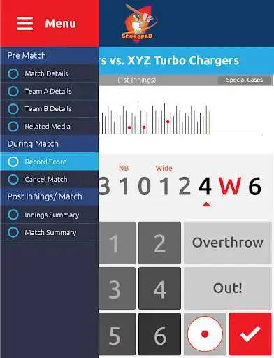 Play Cricket Score Pad
