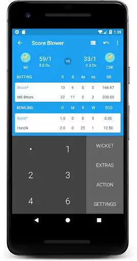 Play APK Cricket Scorer - Score Blower  and enjoy Cricket Scorer - Score Blower with UptoPlay com.ancient.scoreblower