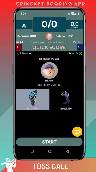 Play Cricket Scoring App as an online game Cricket Scoring App with UptoPlay