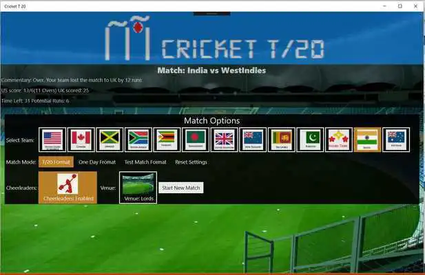 Play Cricket T20  and enjoy Cricket T20 with UptoPlay