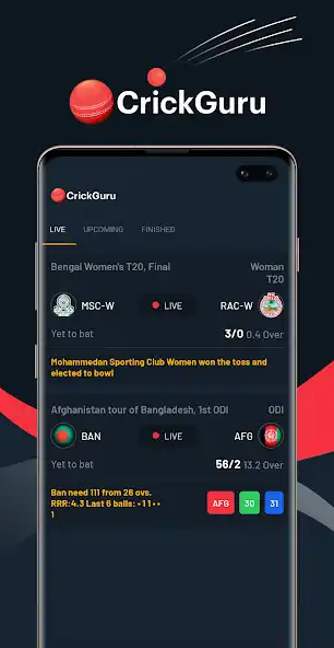 Play CrickGuru - Cricket Live Score as an online game CrickGuru - Cricket Live Score with UptoPlay