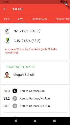 Play CricRed - Cricket Live Score as an online game CricRed - Cricket Live Score with UptoPlay