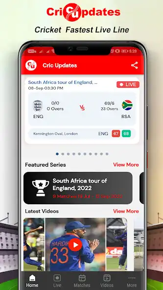 Play Cric Updates  and enjoy Cric Updates with UptoPlay