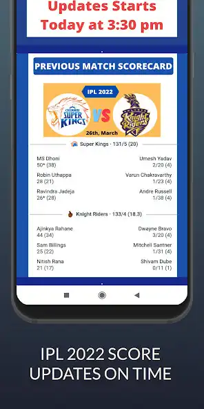 Play Criker IPL 2022 Shedule Scores as an online game Criker IPL 2022 Shedule Scores with UptoPlay