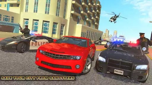 Play Crime Cop Car Chase Mission as an online game Crime Cop Car Chase Mission with UptoPlay