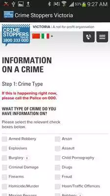 Play Crime Stoppers Victoria