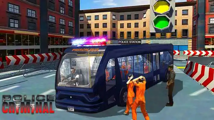 Play Criminals Transport Police Van