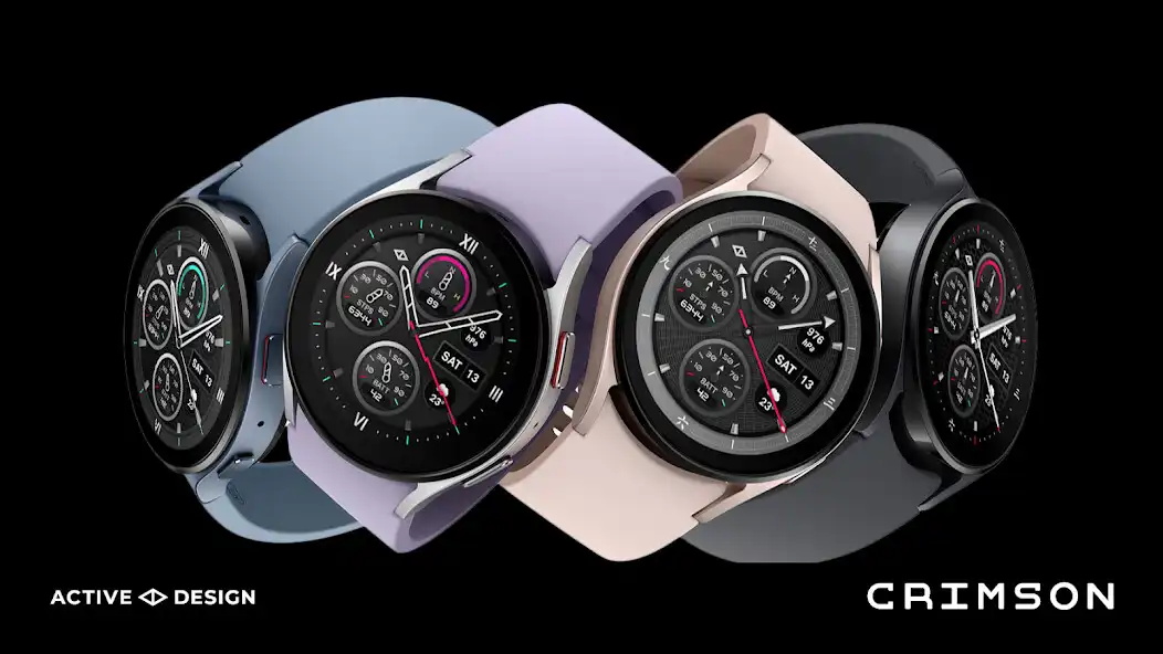 Play Crimson: Analog Watch Face as an online game Crimson: Analog Watch Face with UptoPlay