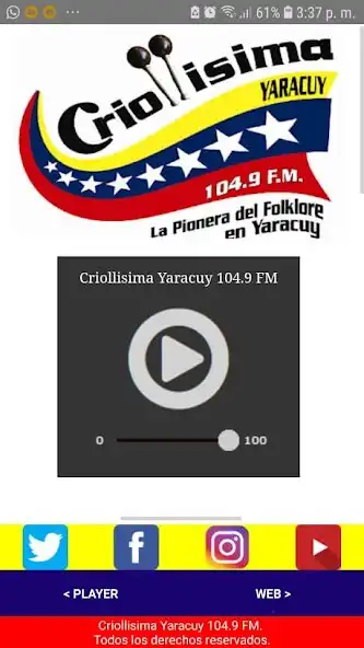 Play Criollisima Yaracuy  and enjoy Criollisima Yaracuy with UptoPlay