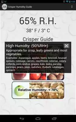 Play Crisper Humidity Guide
