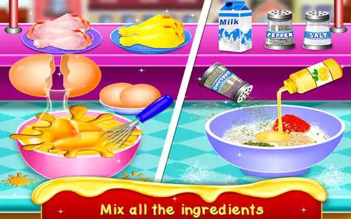 Play Crispy Deep Fry Maker Cooking as an online game Crispy Deep Fry Maker Cooking with UptoPlay