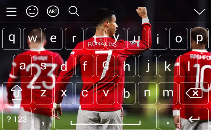 Play Cristiano CR7 MANU Keyboard as an online game Cristiano CR7 MANU Keyboard with UptoPlay